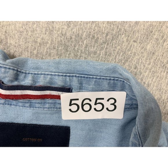 Brunswick Garments Slim Fit Long Sleeve Button Down Shirt (Men's XXL) Blue - Picture 12 of 12